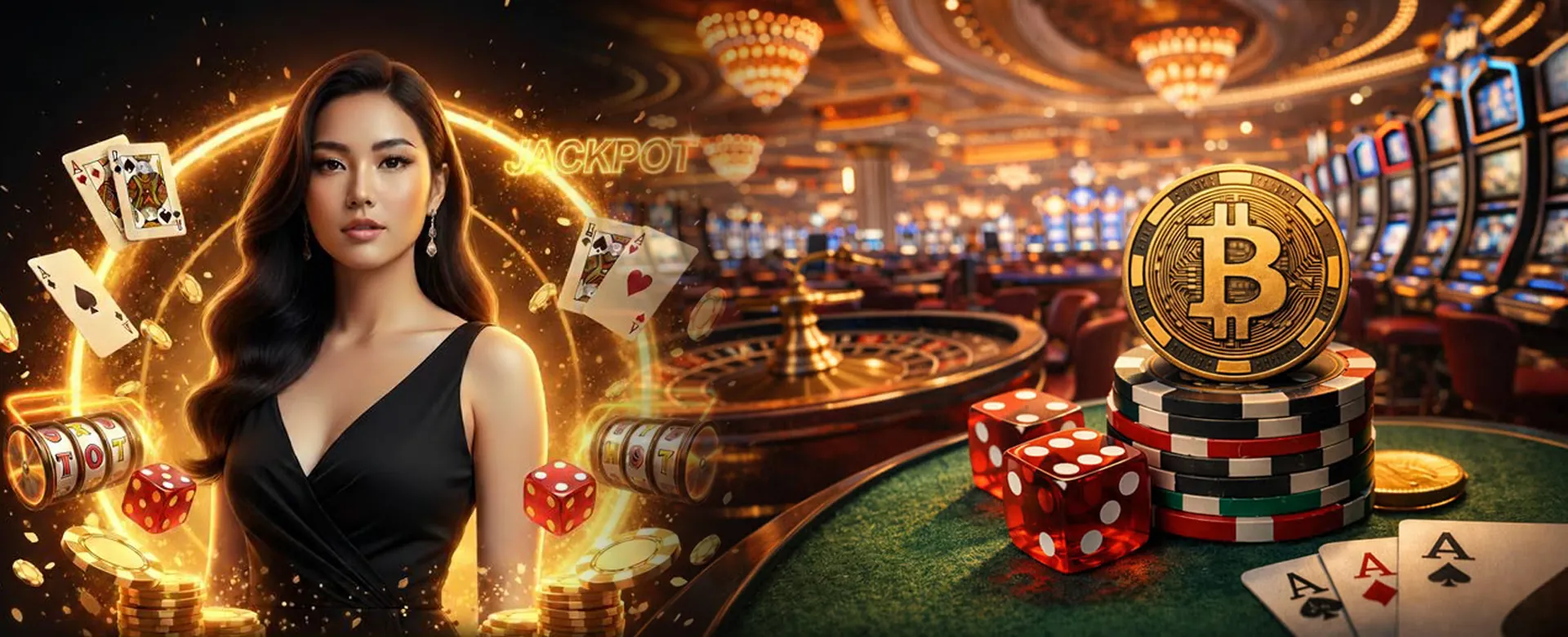 747.live Live Casino Dealer managing a game